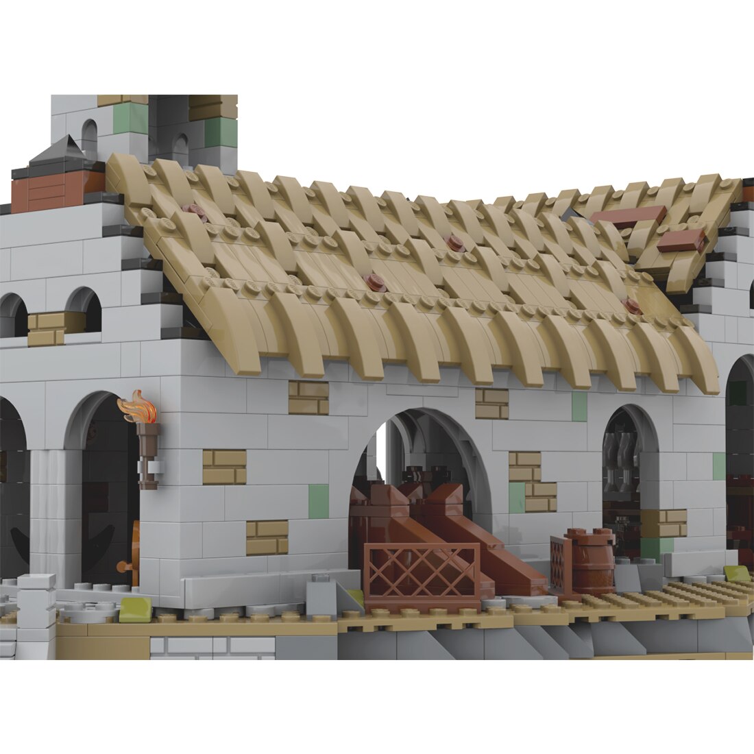 2882PCS Movie Scene Famous Harlond Port Street View Ultimate Collection DIY children s Toy Christmas building 3 - LEPIN Shop