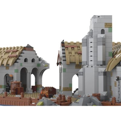 2882PCS Movie Scene Famous Harlond Port Street View Ultimate Collection DIY children s Toy Christmas building 4 - LEPIN Shop
