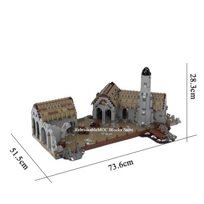 2882PCS Movie Scene Famous Harlond Port Street View Ultimate Collection DIY children s Toy Christmas building 5 - LEPIN Shop