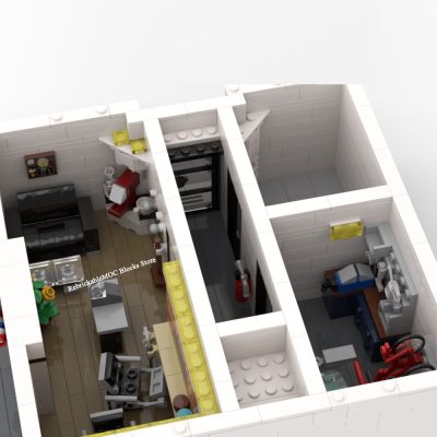 3612PCS Hot Selling Street View Moc Modular Building Corner street view of modern townhouse DIY ChildrenToy 2 - LEPIN LEPIN Shop