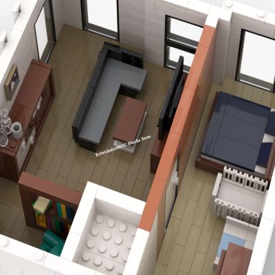 3612PCS Hot Selling Street View Moc Modular Building Corner street view of modern townhouse DIY ChildrenToy 3 - LEPIN LEPIN Shop