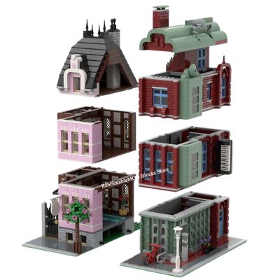 NEW Custom MOC 3007PCS Hot Sale Street View Model Modular Building Music shop DIY Children Toy 5 - LEPIN LEPIN Shop